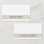 Trendy Modern Elegant Simple Chic Professional Visitekaartje (Voorkant / Achterkant)