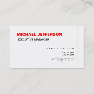 Trendy Modern Elegant Simple Visitekaartje