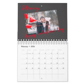 Trendy Modern Family Photo Collage 2023 Kalender (Feb 2026)