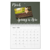 Trendy Modern Family Photo Collage 2023 Kalender (Mar 2026)