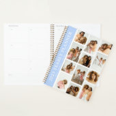 Trendy Modern Foto Grid Custom Yarly Planner (Display)