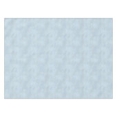 Trendy Modern Goud Blauw Zeemeermin Schalen Patroo Tafelkleed (Voorkant (Horizontaal))