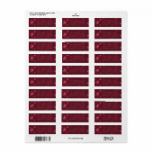 Trendy Modern Handwritten Holiday Address Label (Full Sheet)
