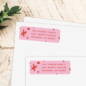Trendy Modern Handwritten Holiday Address Label