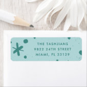 Trendy Modern Handwritten New Year Address Label (Insitu)