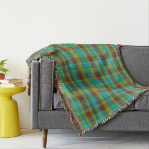 Trendy Modern Herfst Kleurblok Deken