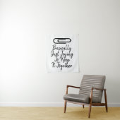 Trendy Modern houden het bij elkaar in zwarte papi Wandkleed (In situ)