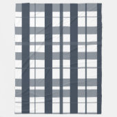 Trendy modern karostof fleece deken (Voorkant)