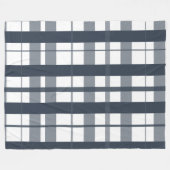 Trendy modern karostof fleece deken (Voorkant (Horizontaal))