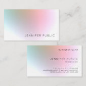 Trendy modern kleurrijk elegant professioneel desi visitekaartje (Voorkant / Achterkant)