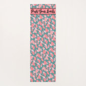 Trendy modern kleurrijk patroon yogamat (Achterkant)