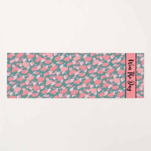 Trendy modern kleurrijk patroon yogamat (Voorkant (horizontaal))