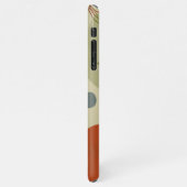 Trendy Modern Line Abstract Protea Botanical iPhone Hoesje (Linkerkant)