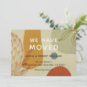 Trendy Modern Line Botanical We hebben New Home ve (Staand voorkant)