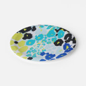 Trendy modern luipaard patroon papieren bordje (Gekanteld)