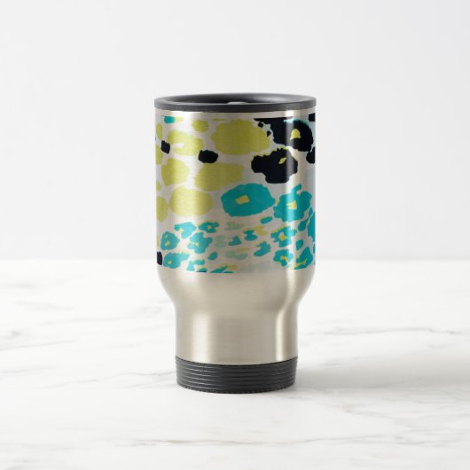 Trendy modern luipaard patroon reisbeker (Center)