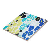 Trendy modern luipaard patroon tegeltje (Zijkant)