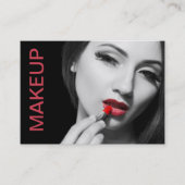 Trendy Modern Makeup Artiest Visitekaartjes (Voorkant)