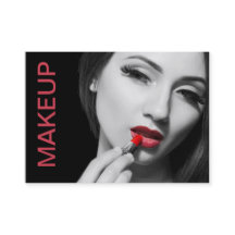 Trendy Modern Makeup Artiest Visitekaartjes