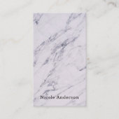 Trendy Modern Marble Elegant Chic Glam Visitekaartje (Voorkant)
