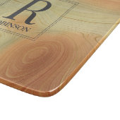 Trendy Modern Marble Monogram Snijplank (Hoek)