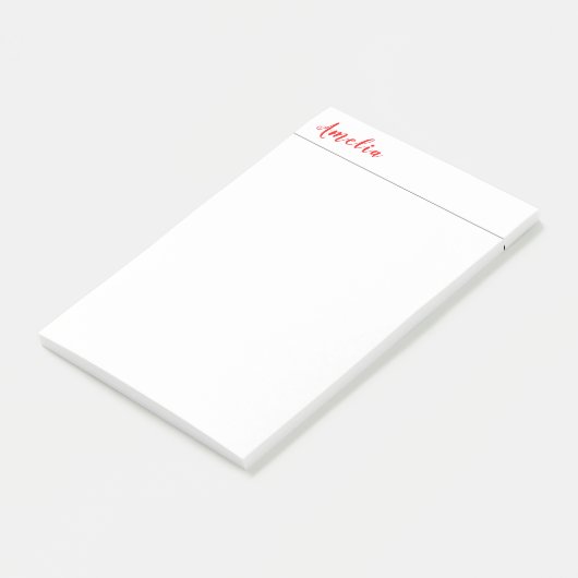 Trendy Modern Minimalist Professional Chic Post-it® Notes (Schuin)