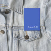 Trendy Modern Minimalist Professional Name Button (Insitu)