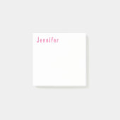 Trendy Modern Minimalist Professional Post-it® Notes (Voorkant)