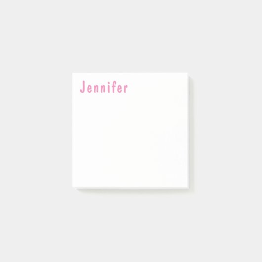 Trendy Modern Minimalist Professional Post-it® Notes (Voorkant)