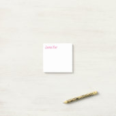 Trendy Modern Minimalist Professional Post-it® Notes (Op bureau)