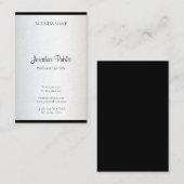 Trendy Modern minimalistisch design elegant Visitekaartje (Voorkant / Achterkant)