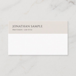 Trendy Modern Minimalistisch Professioneel Sjabloo Visitekaartje