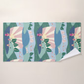 Trendy Modern Open Water Zwemmen met vrienden Badhanddoek (Badhanddoek)