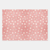 Trendy Modern Pastel Baby Beer Roze Taupe Cute Inpakpapier Vel (Voorkant 2)