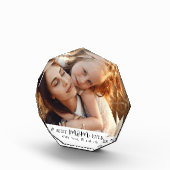 Trendy Modern Personalized  Mother’s Day Gift Fotoblokken (Rechts)