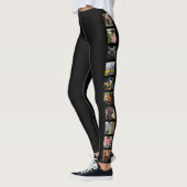 Trendy Modern Photo Strip Leggings (Links)