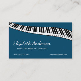 Trendy & Modern, pianoleraar & accompanist Visitekaartje