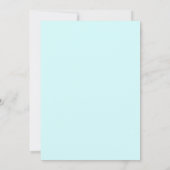 Trendy Modern Pink and Blue Boba Tea Birthday Kaart (Achterkant)