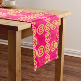 Trendy Modern Pink and Yellow Spring Medium Tafelloper