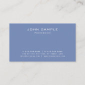 Trendy Modern Plain Professioneel Elegant Matte Visitekaartje (Voorkant)