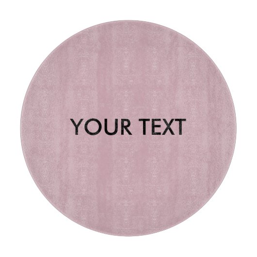 Trendy Modern Professional Custom Merknaam Roze Snijplank (Voorkant)