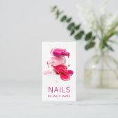 Trendy Modern Professional Nail Art Spa Salon Visitekaartje (Staand voorkant)