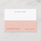Trendy Modern Professional Simple Elegant Sjabloon Visitekaartje (Voorkant)