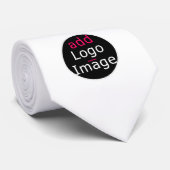 Trendy Modern Promotion  White Stropdas (Opgerold)