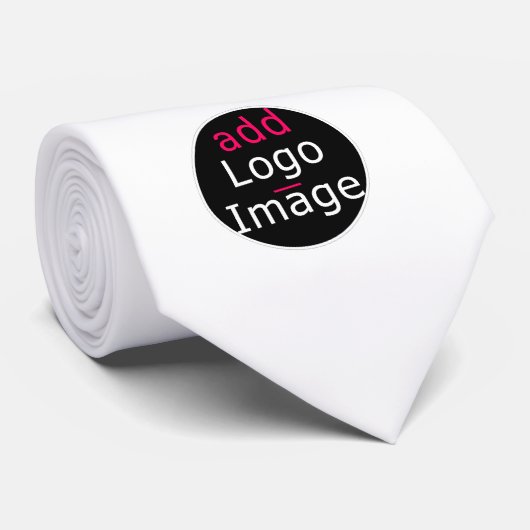 Trendy Modern Promotion  White Stropdas (Opgerold)