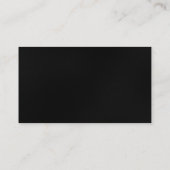 Trendy Modern Red Stripe Black Grey Visitekaartje (Achterkant)