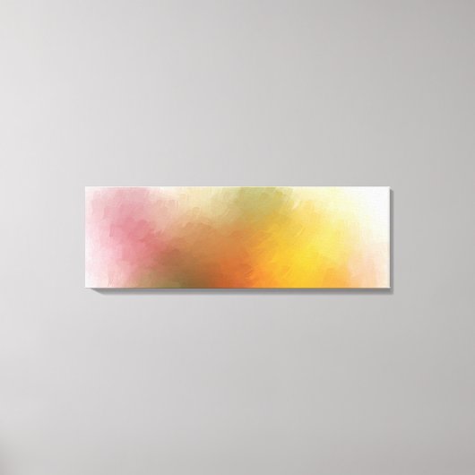 Trendy Modern Red Yellow Green Blue Paars Canvas Afdruk (Voorkant)