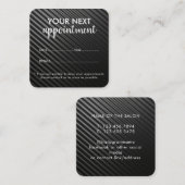 Trendy Modern Salon Appointment Reminder Card Afsprakenkaartje (Voorkant / Achterkant)