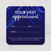 Trendy Modern Salon Appointment Reminder Card Afsprakenkaartje (Voorkant)