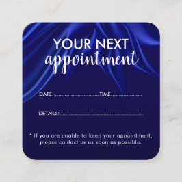 Trendy Modern Salon Appointment Reminder Card Afsprakenkaartje